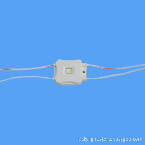 Waterproof IP65 SMD LED Module with 1W/piece, 12V DC Input Voltage, 115° Beam Angle